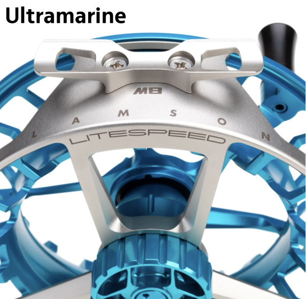 Lamson Litespeed M Fly Reel Ultramarine Detail Lamson Litespeed M Fly Reel Ultramarine Detail